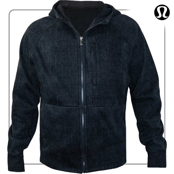 Lululemon Men's Gray Zip Hoodie (size L) - Picture 1 of 3